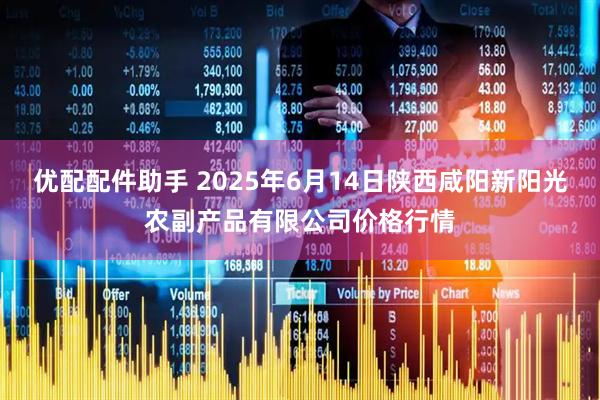 优配配件助手 2025年6月14日陕西咸阳新阳光农副产品有限公司价格行情